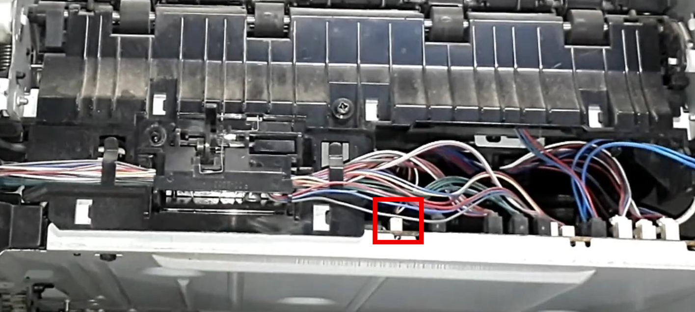Power Button Connector HP laserjet 2055d Main board