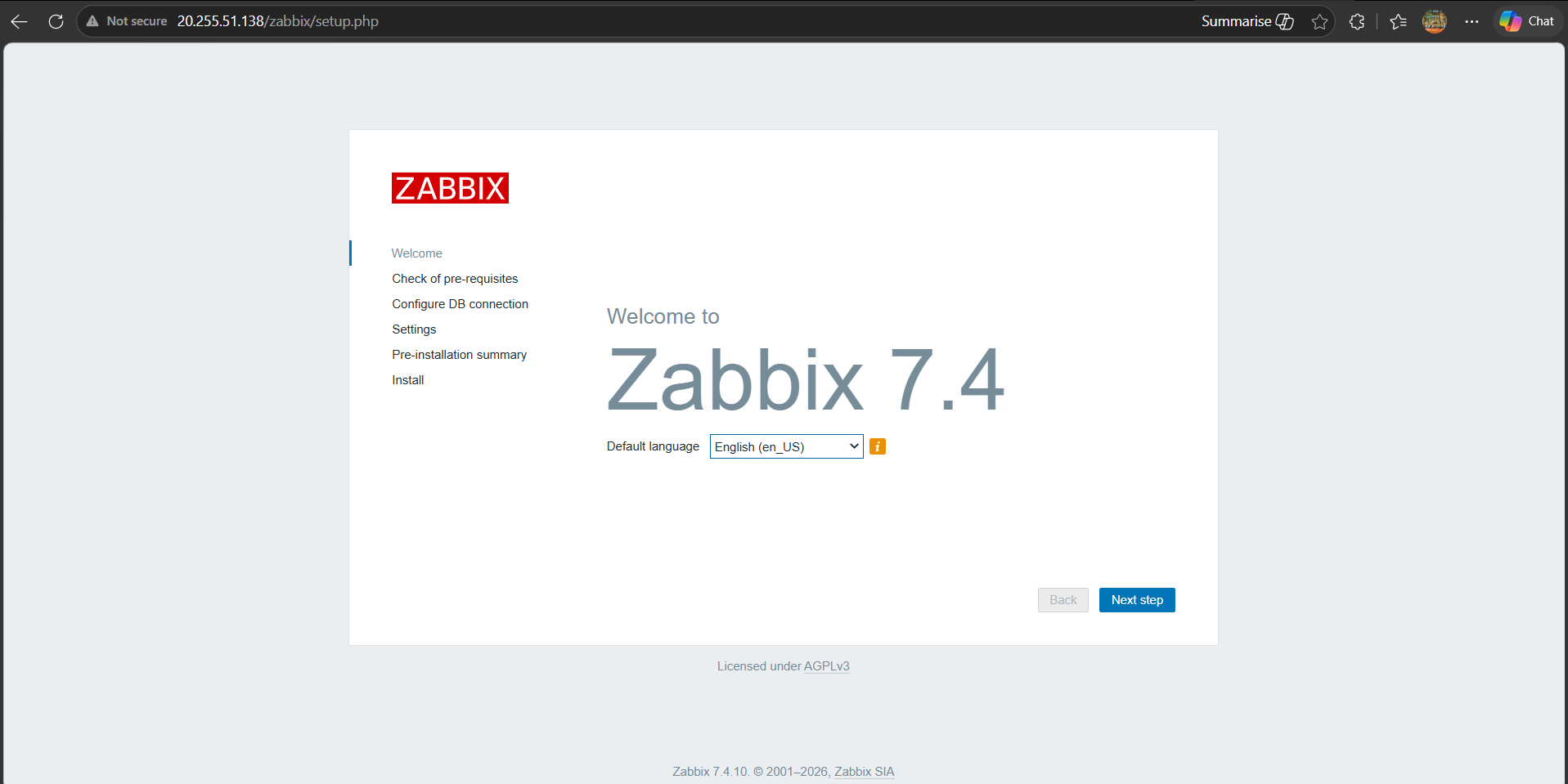 Complete Walkthrough: Deploying Zabbix 7.4 on an Azure Virtual Machine (Ubuntu 24.04)